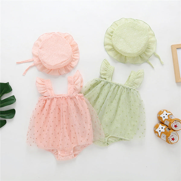 Body Infantil Feminino Verão Coraçõeszinhos