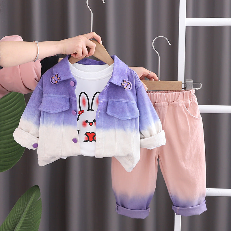 Conjunto Infantil Feminino 3 Peças Coelhinho