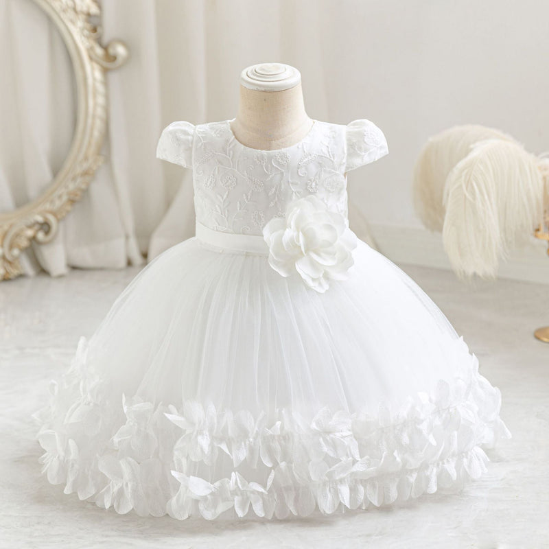 Vestido de Festa Infantil Flores