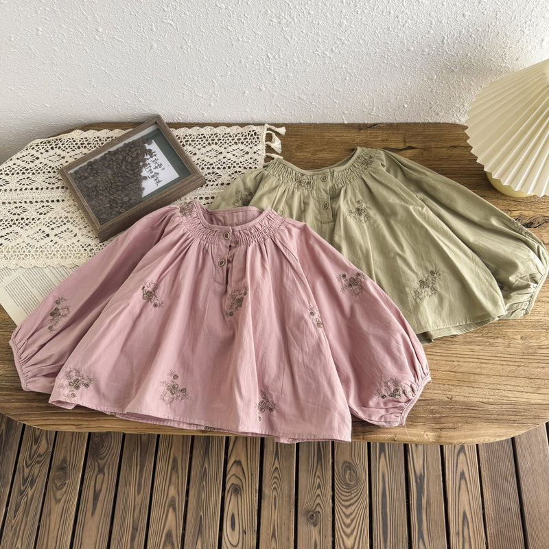 Camisa Infantil Feminina Floral