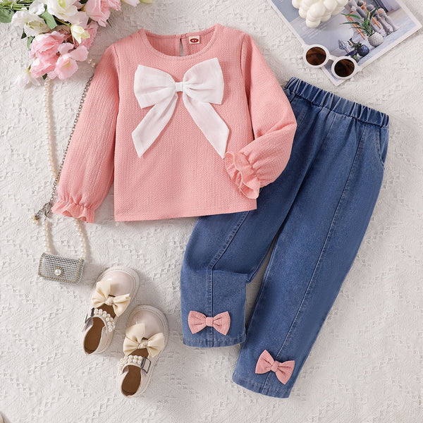 Conjunto Infantil Feminino Lacinhos