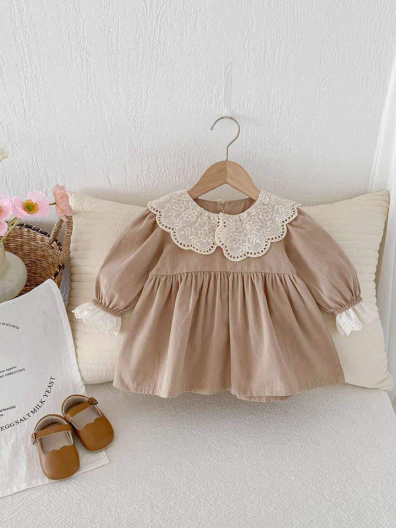 Vestido Infantil Golinha Rendada