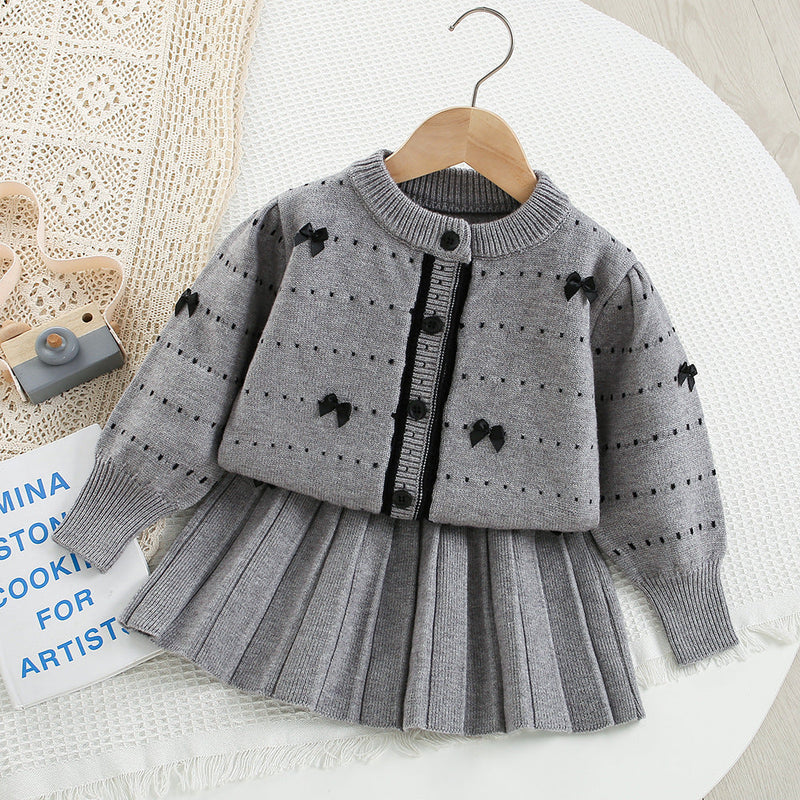 Conjunto Infantil Feminino Inverno Lacinhos