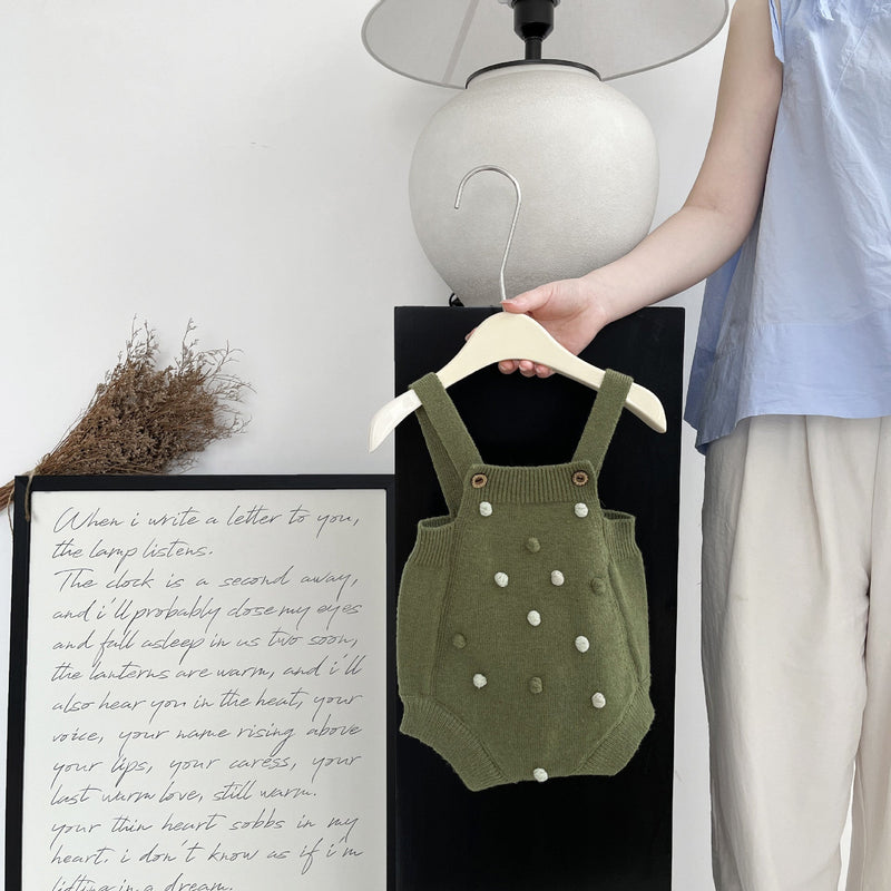 Conjunto Infantil Verde Bolinhas