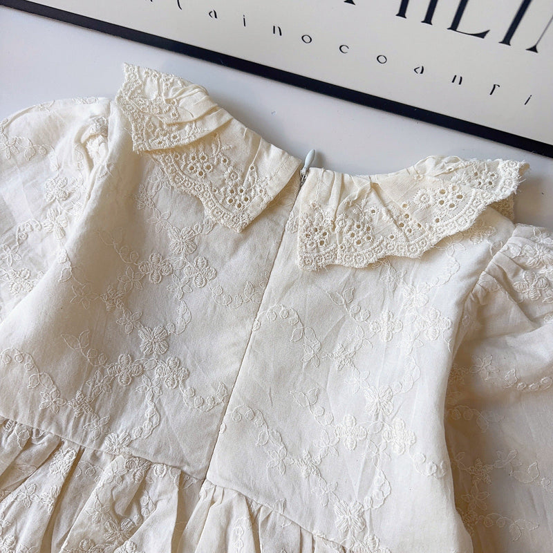 Vestido Infantil Rendado