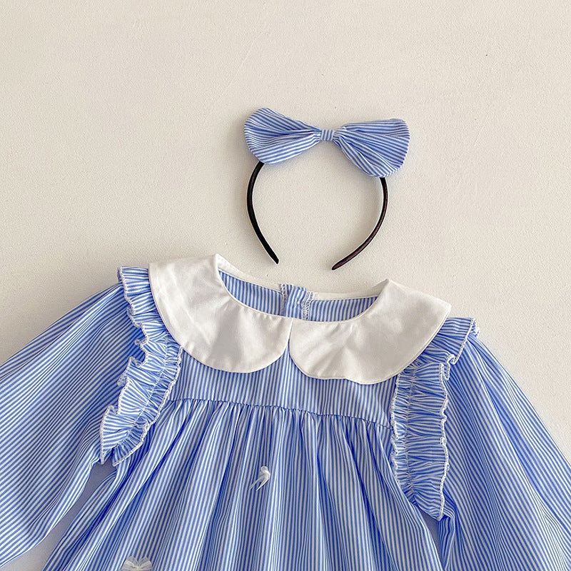Body/ Vestido Infantil Lístras Lacinho