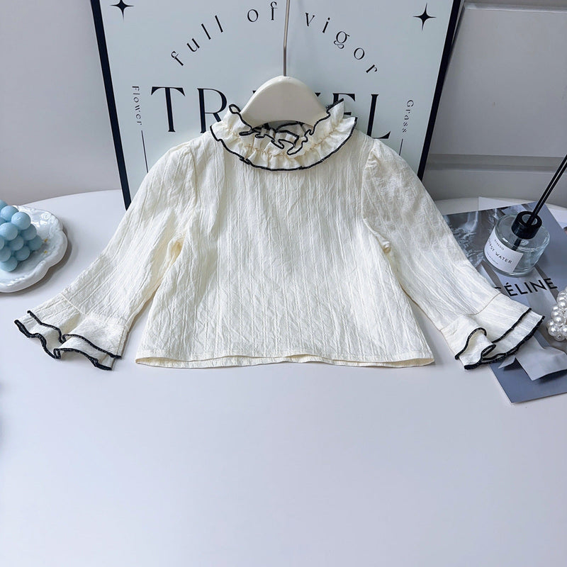 Vestido Infantil Florzinhas + Manga Longa