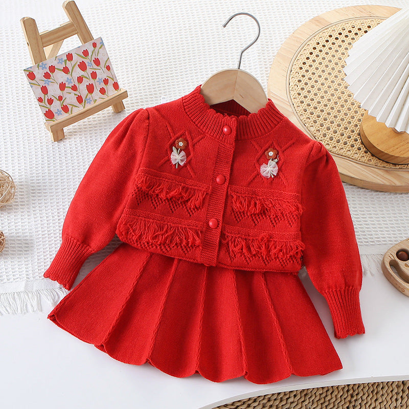Conjunto Infantil Feminino Trcô Florzinha