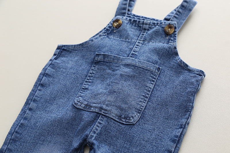 Conjunto Infantil Feminino Jeans e Coelhinhos
