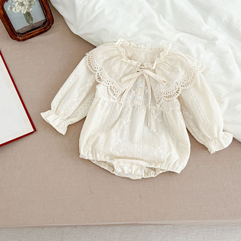 Body Infantil Feminino Gola Rendadinho