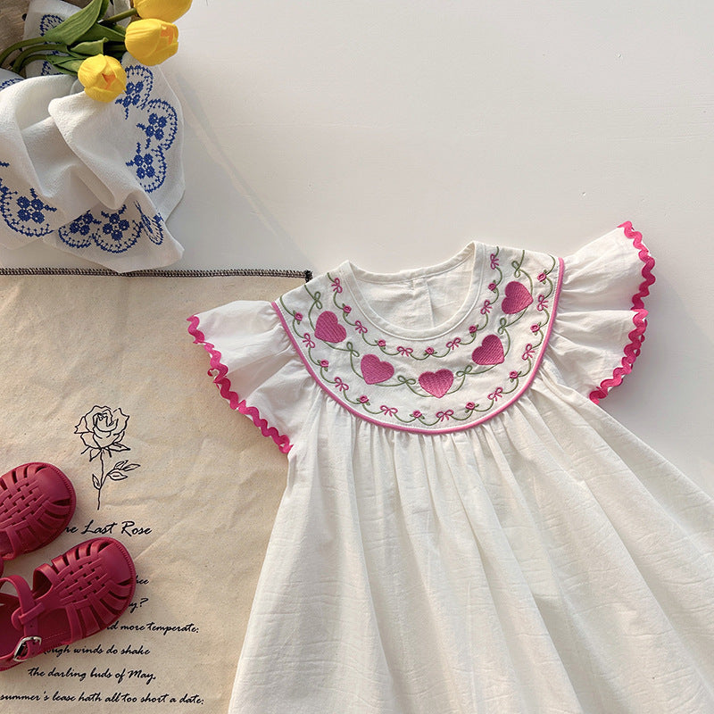 Vestido Infantil Golinha Corações
