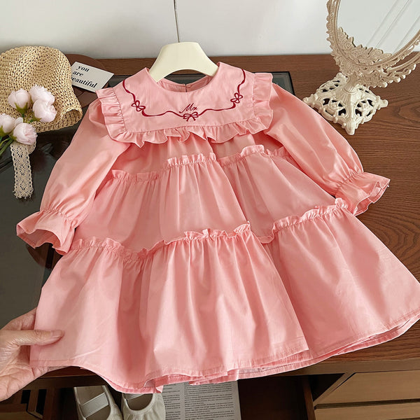 Vestido Infantil Camadas Lacinhos