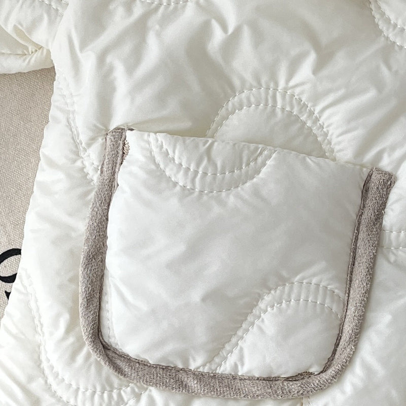 Casaco Infantil Gola Plush Coelhinhos