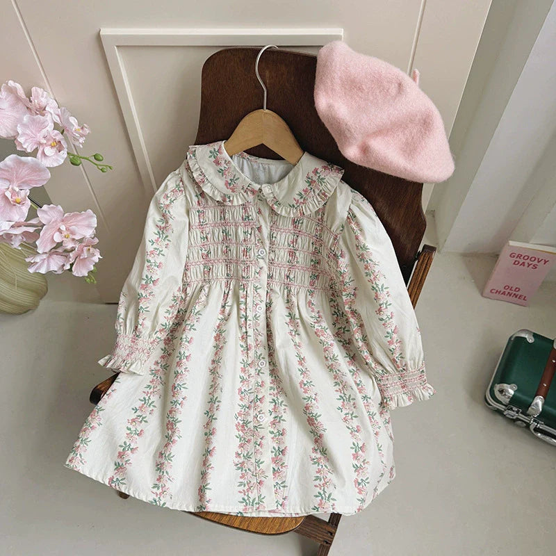 Vestido Infantil Floral Golinha