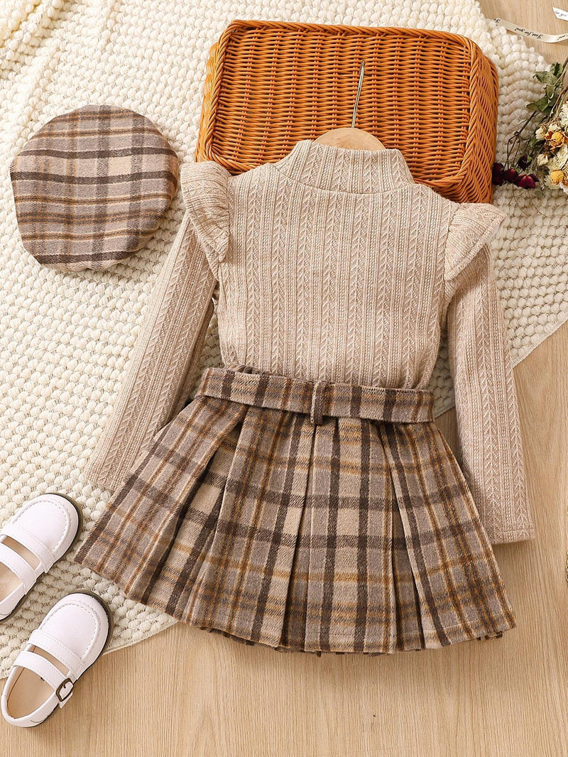 Conjunto Infantil Feminino Xadrez