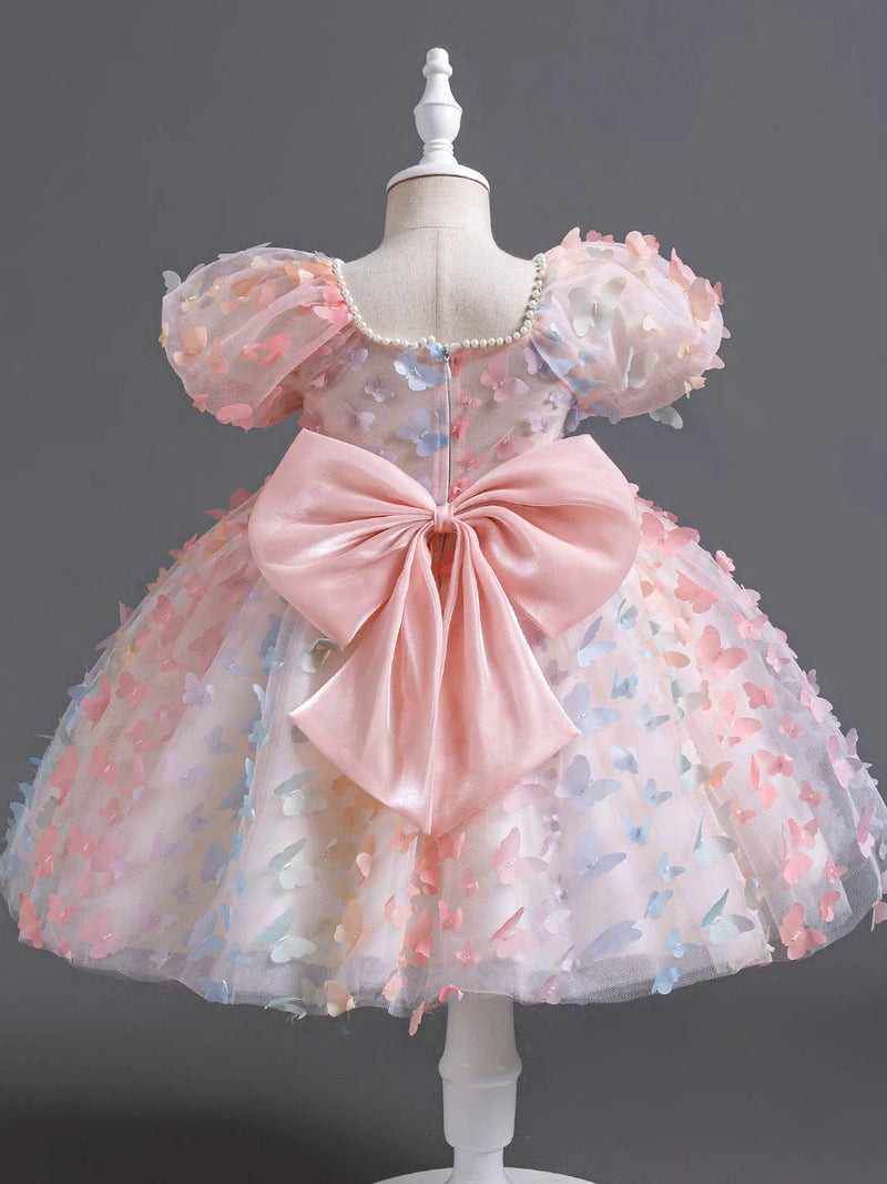 Vestido Infantil de Festa Borboletinhas