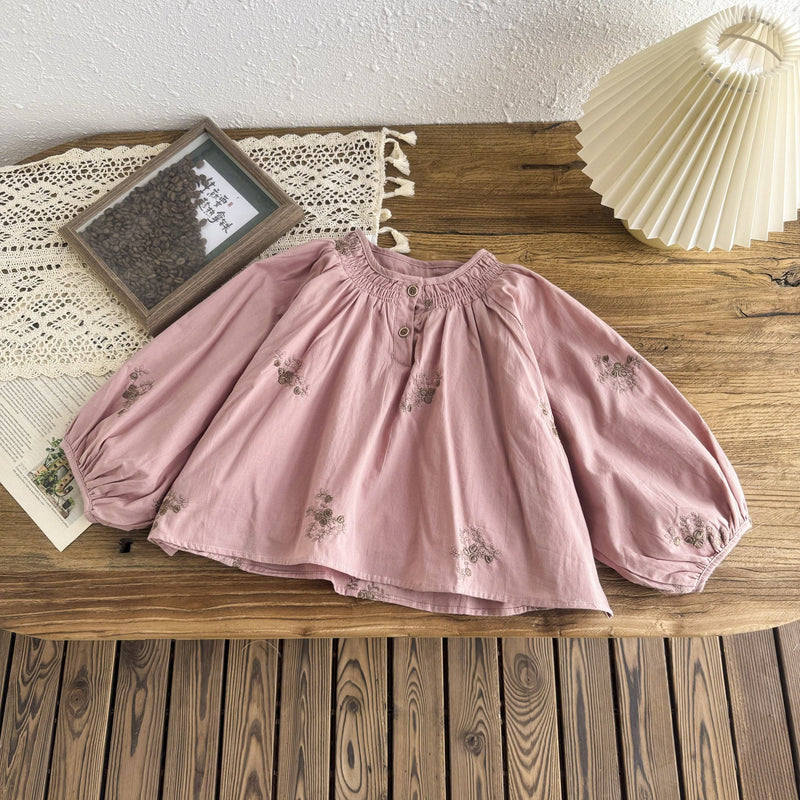 Camisa Infantil Feminina Floral