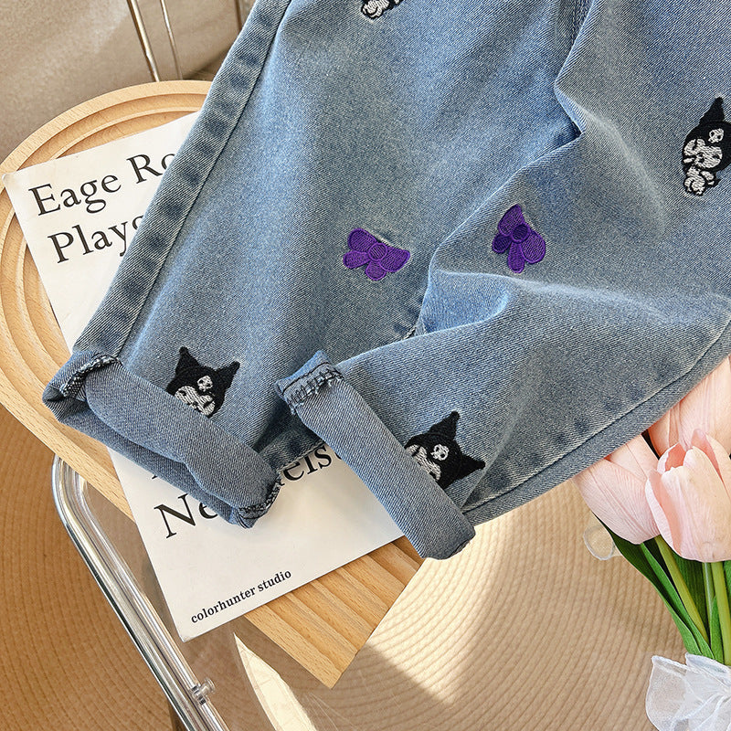 Calça Infantil Jeans Bichinhos