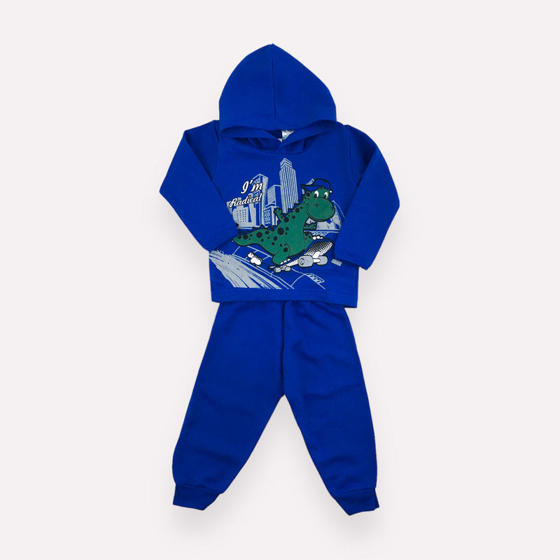 Conjunto Masculino Moleton Dino No Skate