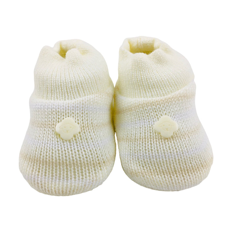 Sapatinho Bebe Tricot Listrado