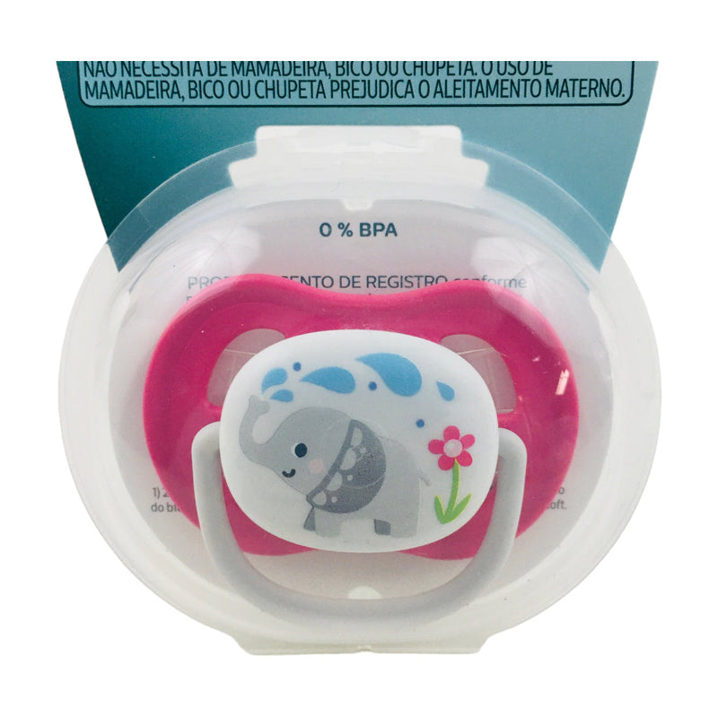 Chupeta Avent Ultra Air 6-18m Animais Elefante Unitaria