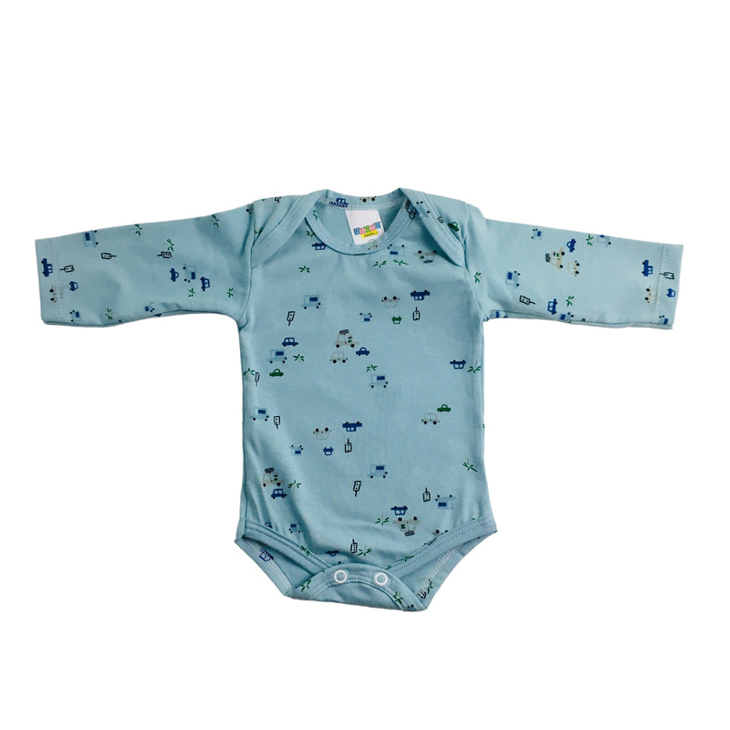 Body Manga Longa Gente Miuda Cotton