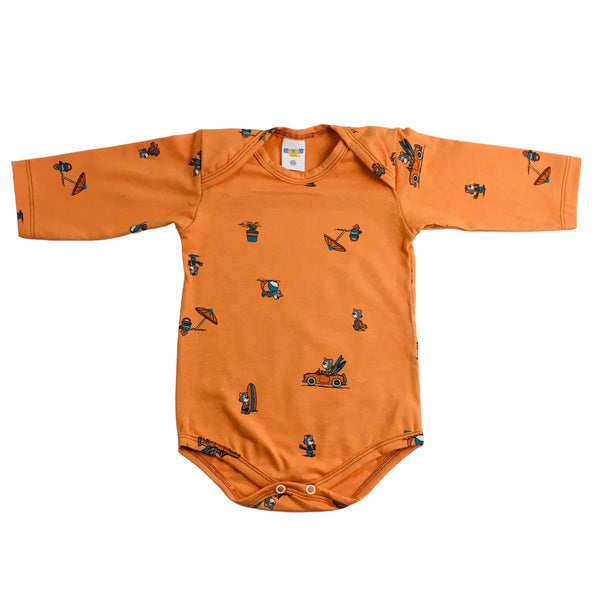 Body Manga Longa Gente Miuda Cotton