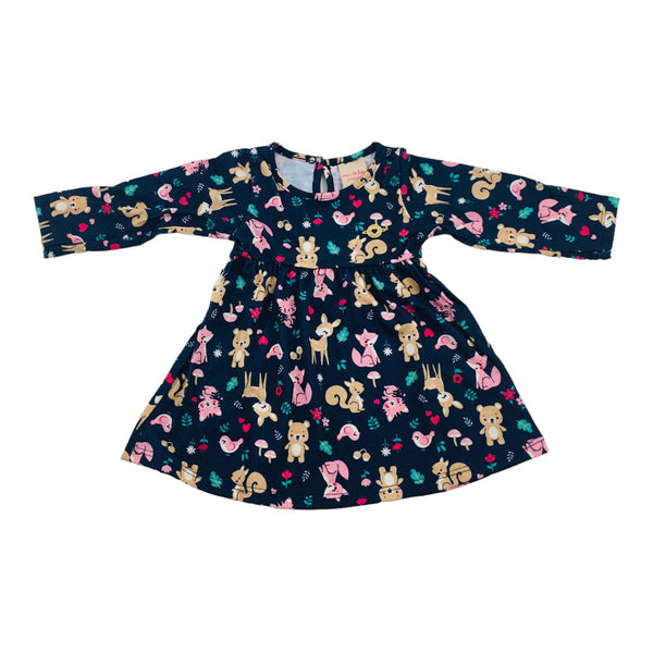 Vestido Pulla Bulla Manga Longa Bichinhos