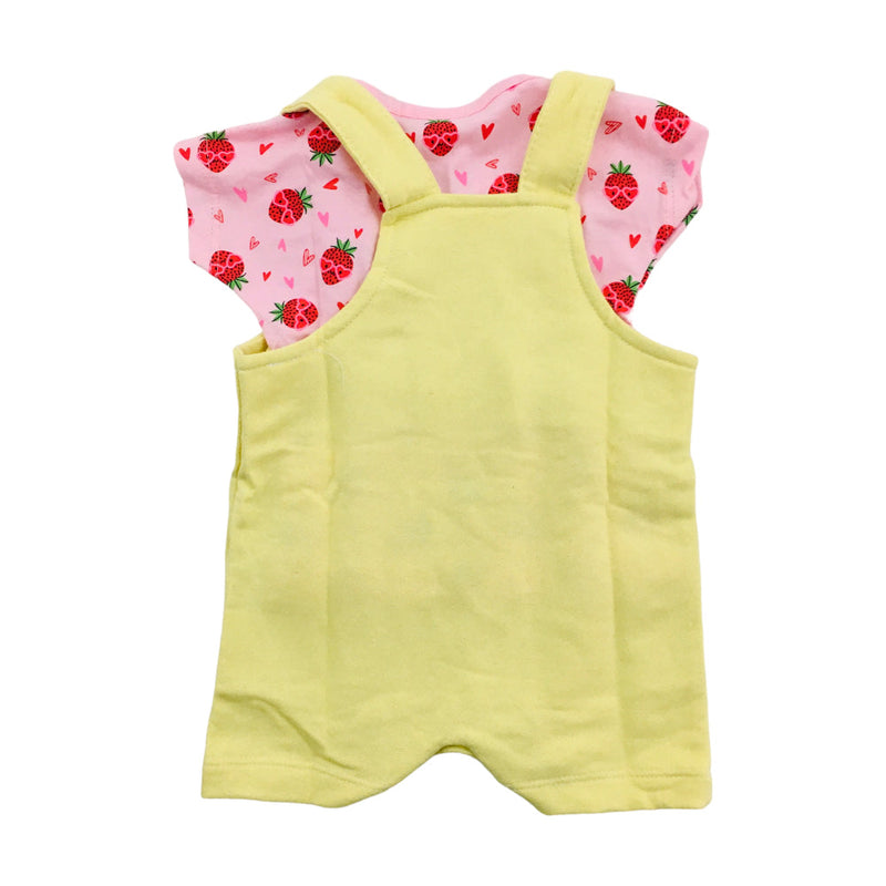 Conjunto Feminino Hrradinhos Macaquinho Morango Sweet E Blusa