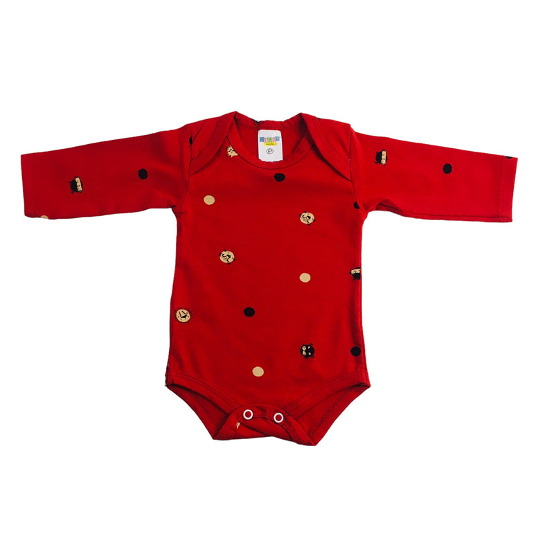 Body Manga Longa Gente Miuda Cotton