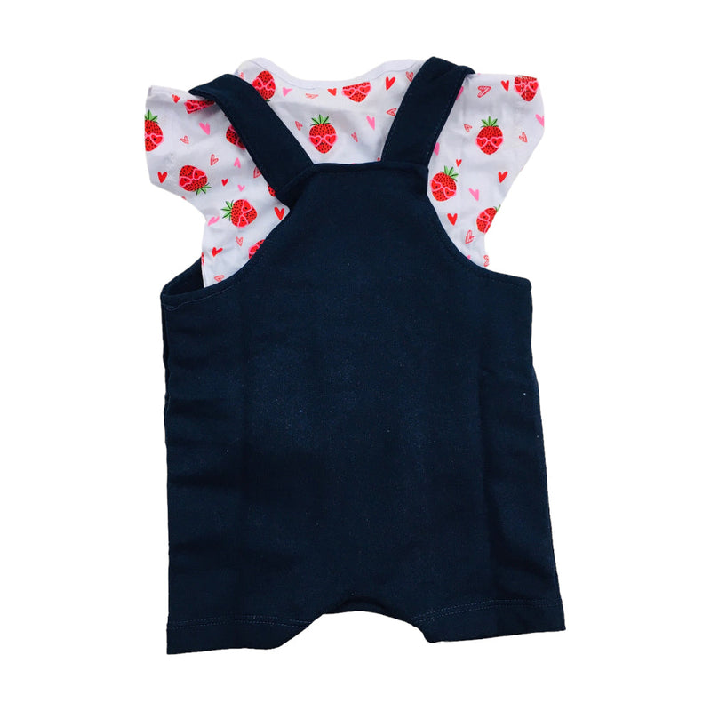 Conjunto Feminino Hrradinhos Macaquinho Morango Sweet E Blusa