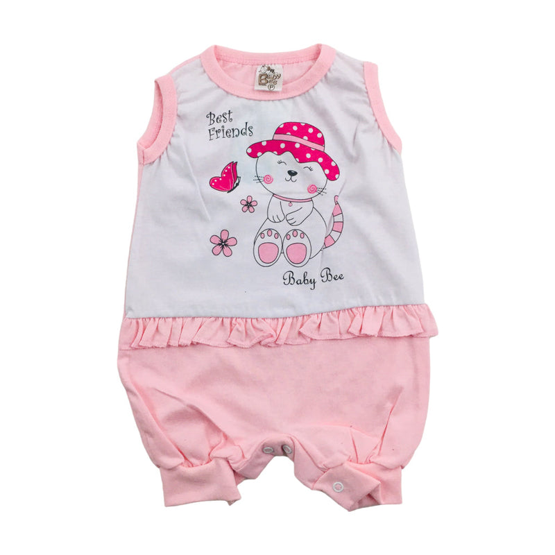 Macaquinho Feminino Baby Bee Gatinha Best Friends