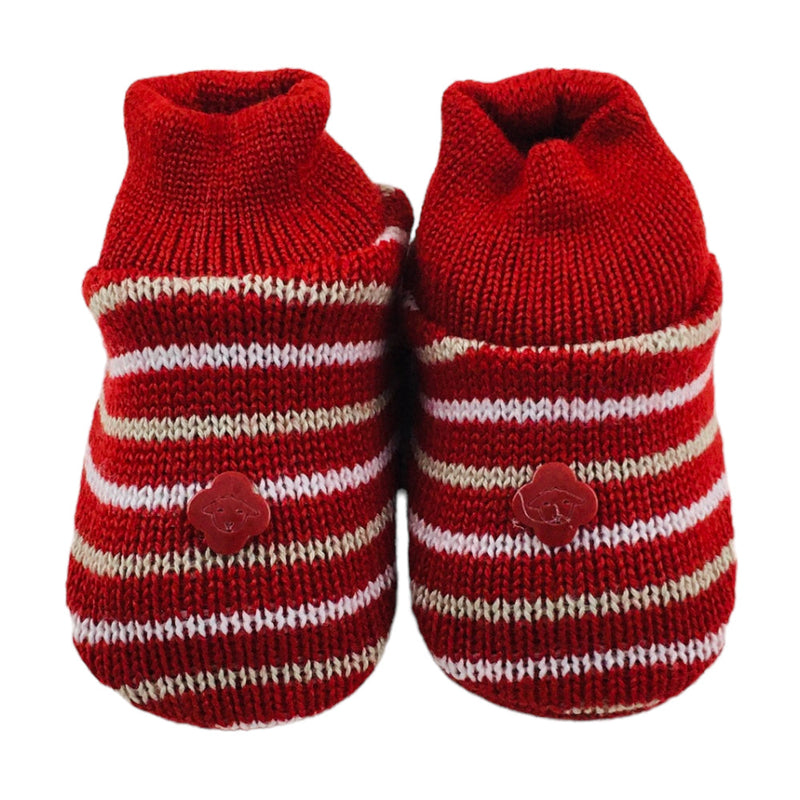 Sapatinho Bebe Tricot Listrado