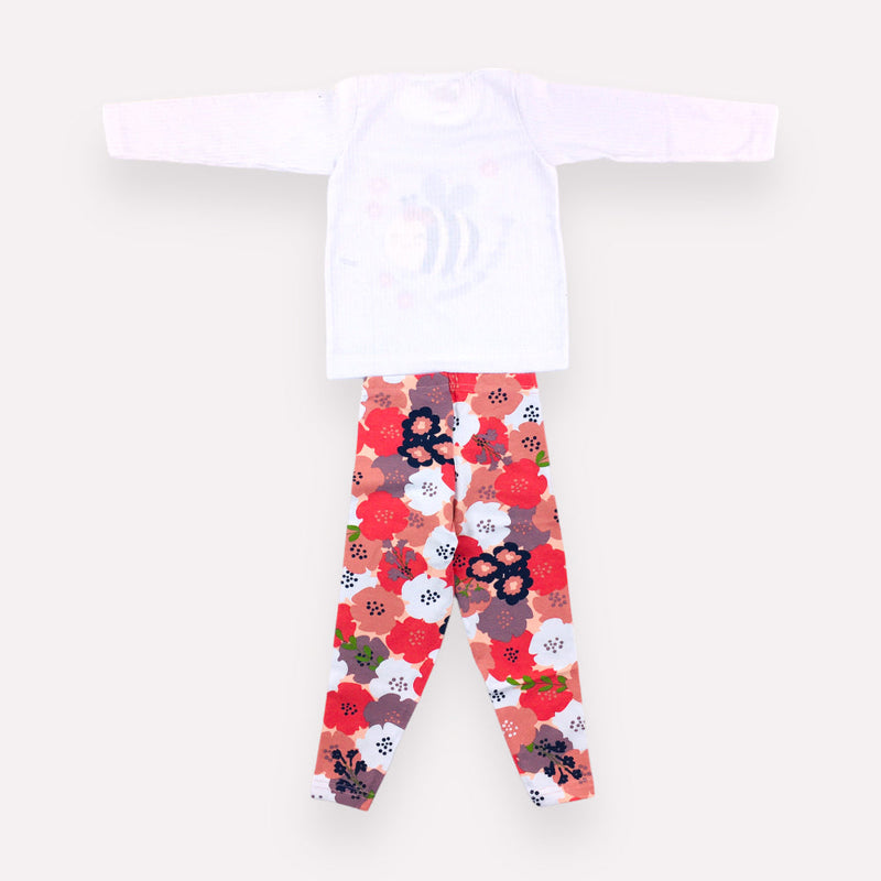 Conjunto Feminino Paolita Blusa Canelada Com Legging Estampado