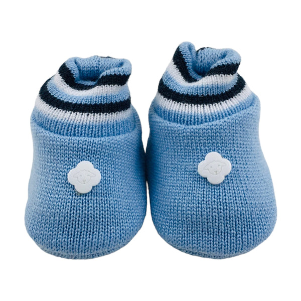 Sapatinho Bebe Tricot Listras