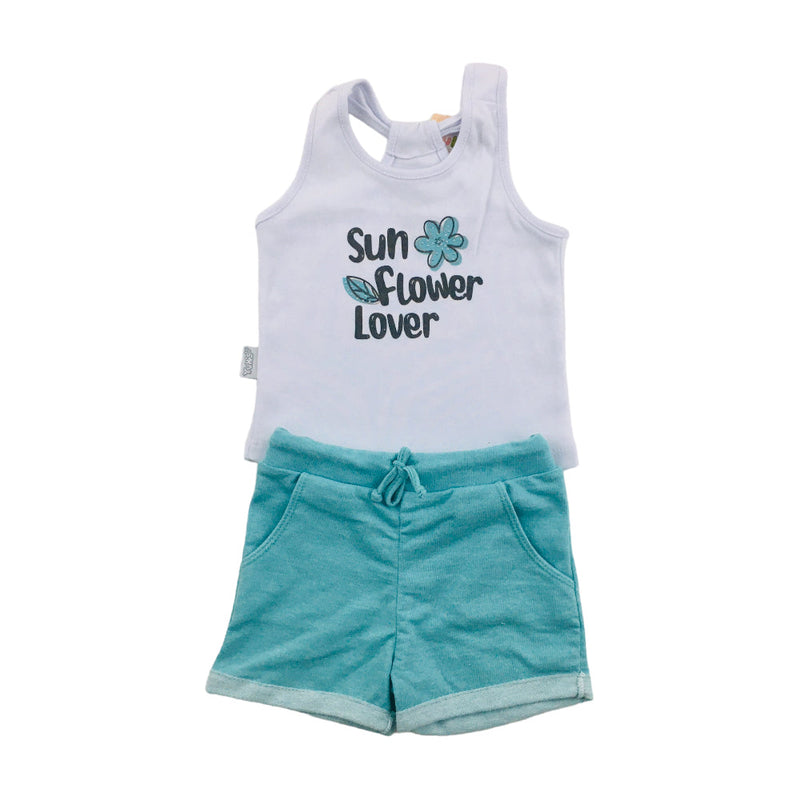 Conjunto Feminino Yuks Sun Love Regata E Short