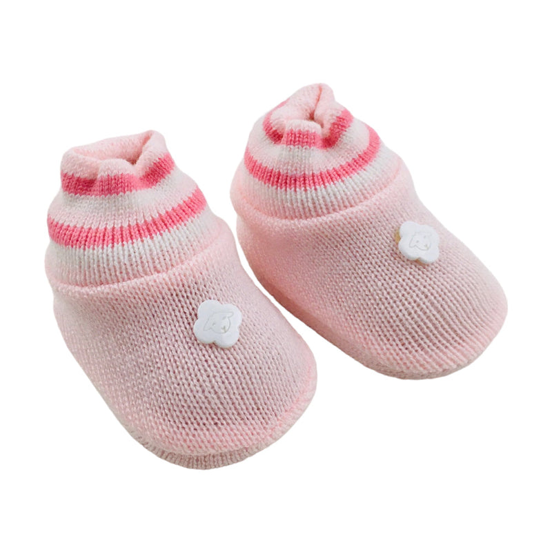 Sapatinho Bebe Tricot Listras