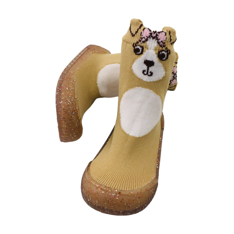 Meia Com Sola Feminina Pimpolho Cachorrinha