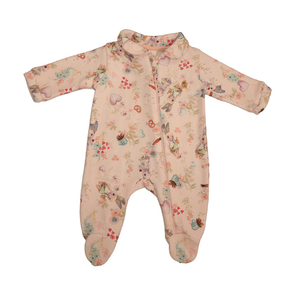 Macacão Feminino Presente de Anjo Manga Longa New Soft Jardim