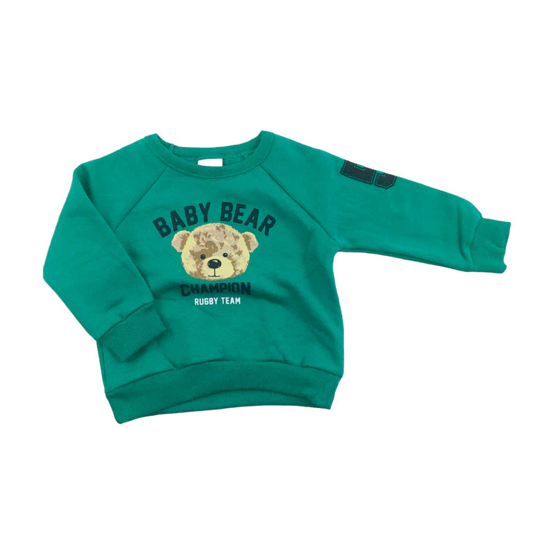 Conjunto Meia De Leite Bebe Masculino Baby Bear Champion