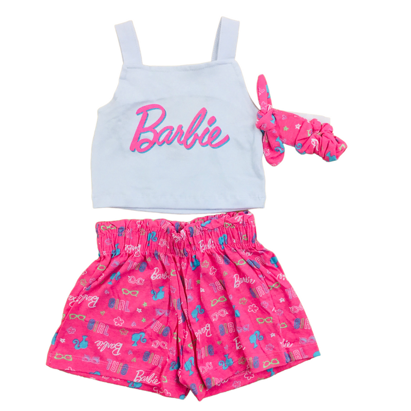 Conjunto Fakini Regata, Short E Xuxinha Barbie