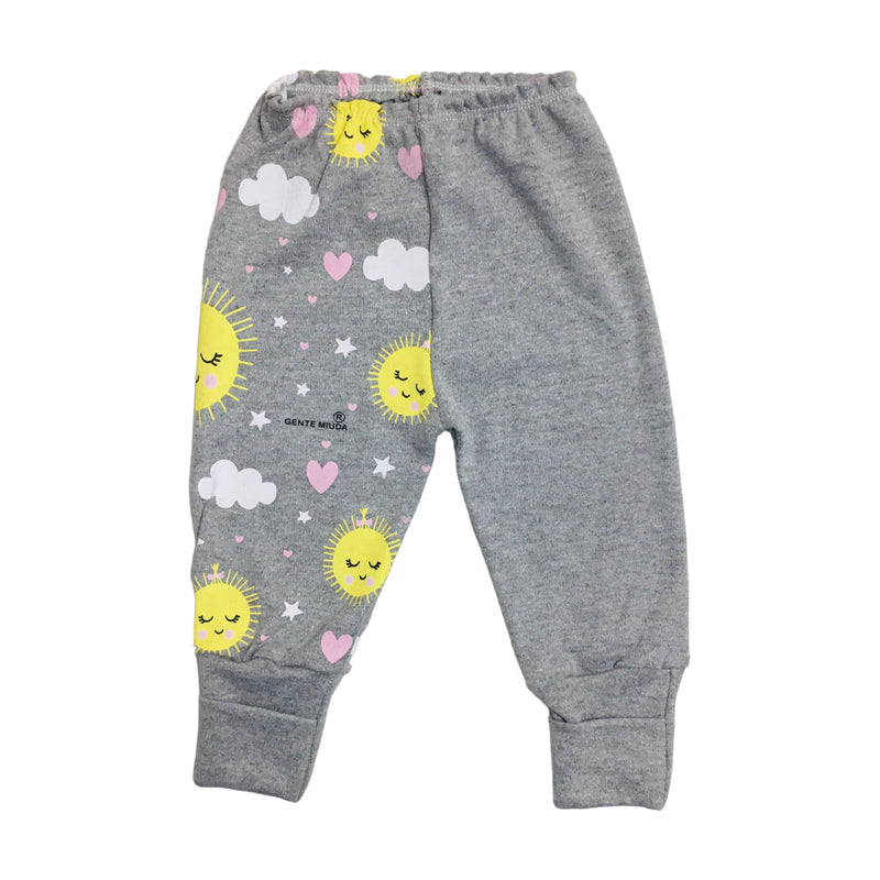 Mijão Feminino Gente Miuda Suedine Com Pé Reversivel Estampado