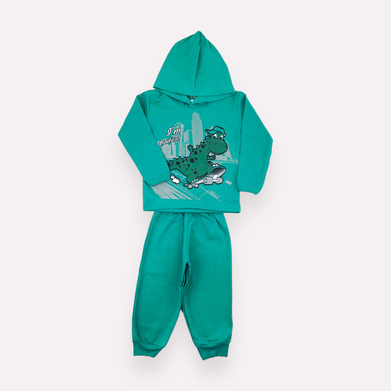 Conjunto Masculino Moleton Dino No Skate