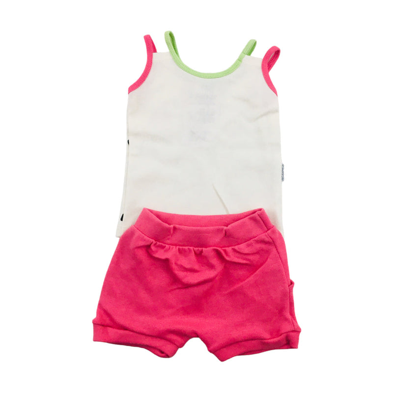 Conjunto Feminino Yuks Melancia Blusa Alcinha E Short