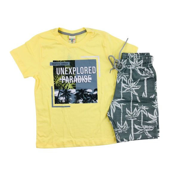 Conjunto Masculino Have Fun Paradise Meia Malha Moletom