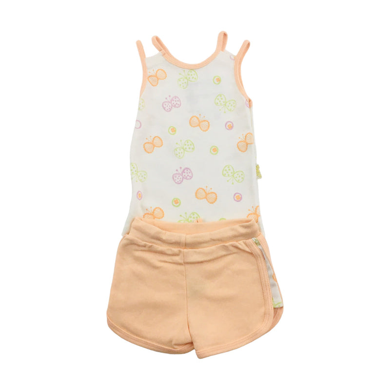 Conjunto Feminino Yuks Borboletas Blusa Alcinha E Short