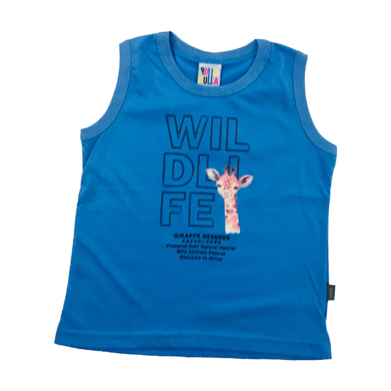 Regata Masculina Pulla Bulla Wild Life Giraffe