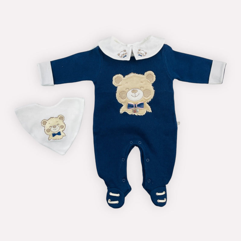 Saída De Maternidade Pipoquinhas Baby Urso Gravata 5 Peças