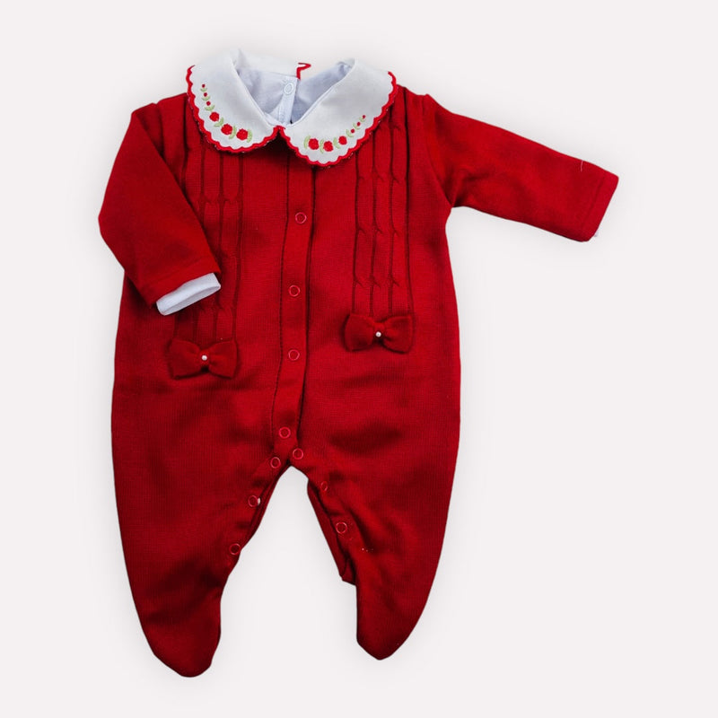 Saída De Maternidade Bebe Tricot Trancas 3 Peças