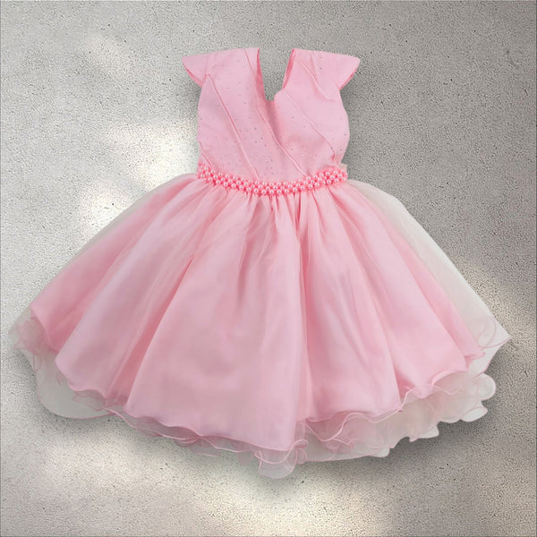 Vestido Giovanella Tule com Cinto De Perolas